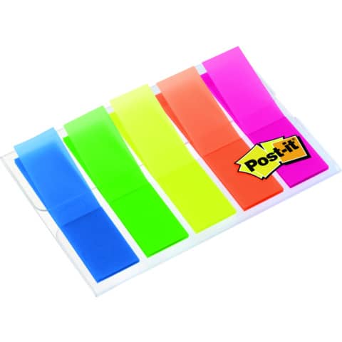 Segnapagina removibili Post-it® Index Mini full color con dispenser fluo assortiti  conf. da 100 - 683-HF5EU